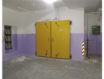 【德軒案例】梧桐院地庫改造——墻面刷油漆、乳膠漆，改造人防門油漆